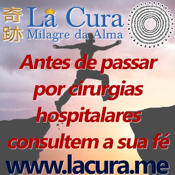 1 Antes de passar por cirurgias hospitalares consultem a sua fe
